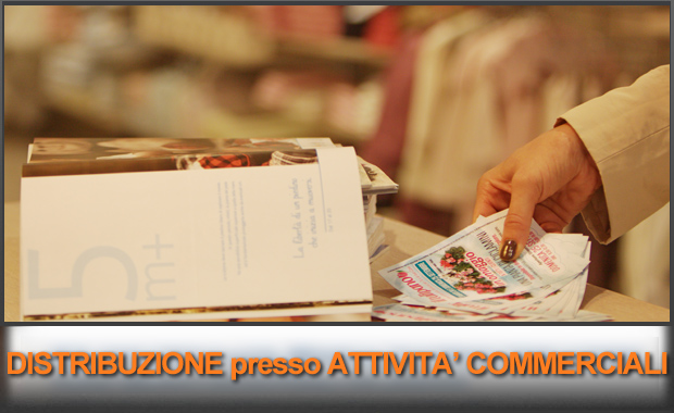 distribuzione materiale pubblicitario presso le attivit commerciali